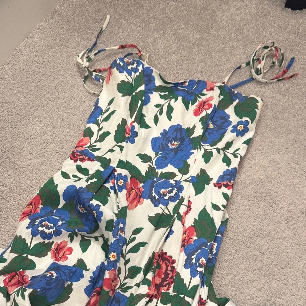 Charles Henry Midi Floral Dress - Picture 2 of 4